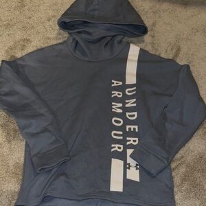 Under Armour Women’s Gray Blue Hoodie Sweater